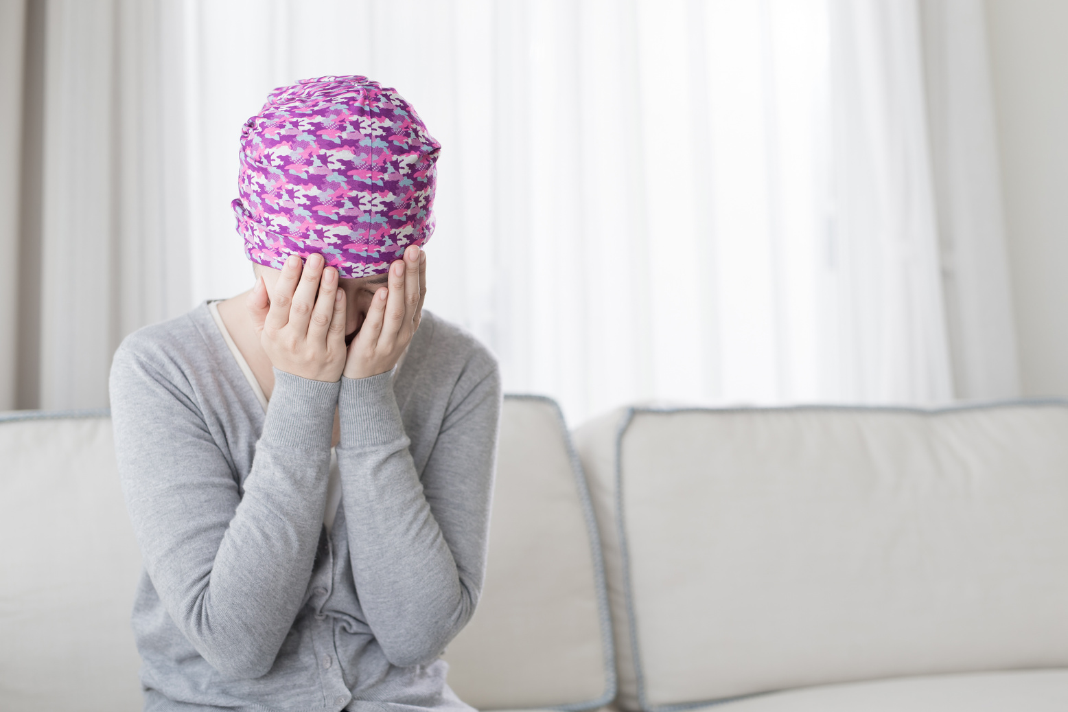 Poor Cancer Woman
