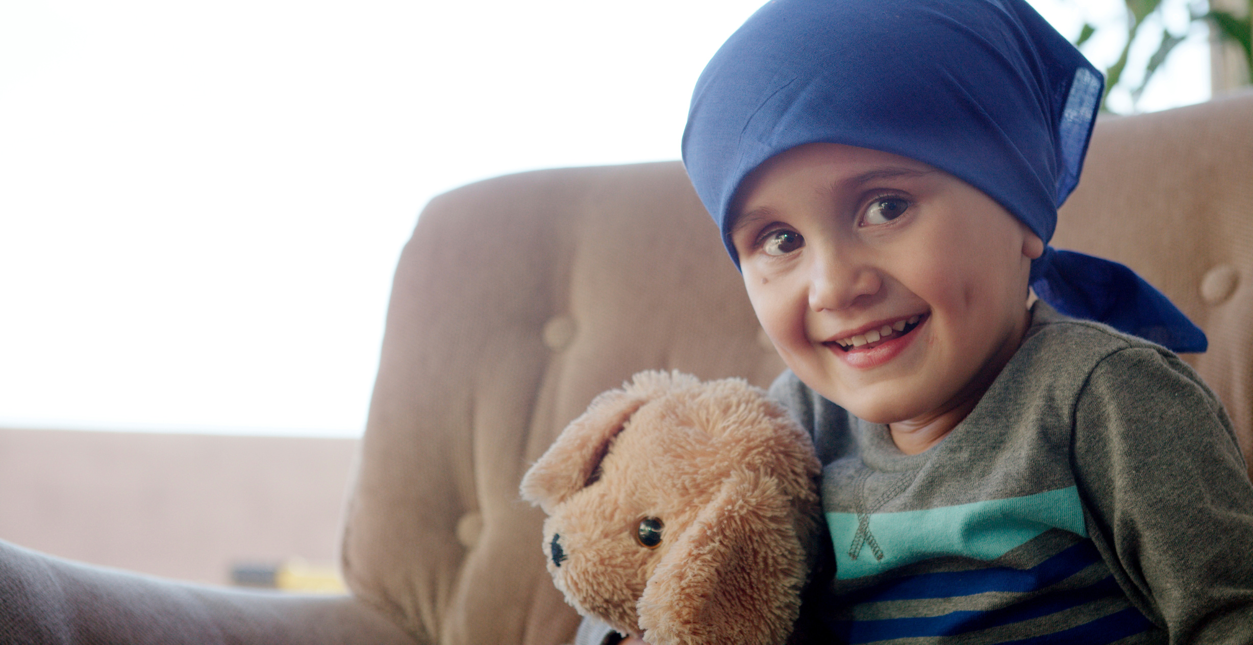 Optimistic Child with Cancer